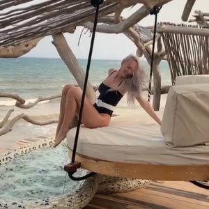 GIGI C black one piece bikini (Sz S)